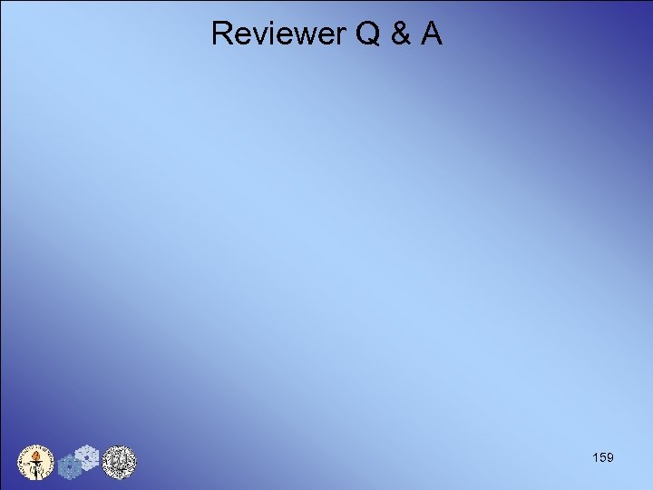 Reviewer Q & A 159 