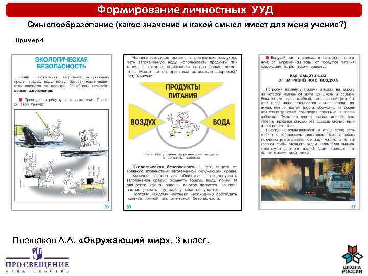 Формирование личностных УУД Смыслообразование (какое значение и какой смысл имеет для меня учение? )