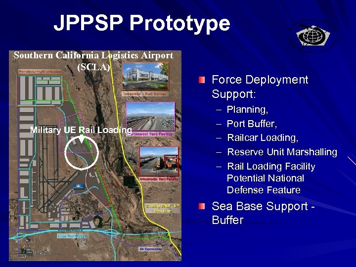 JPPSP Prototype Southern California Logistics Airport (SCLA) Force Deployment Support: Military UE Rail Loading