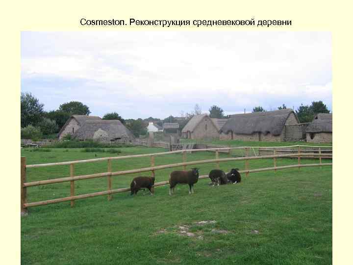 Сosmeston. Реконструкция средневековой деревни 