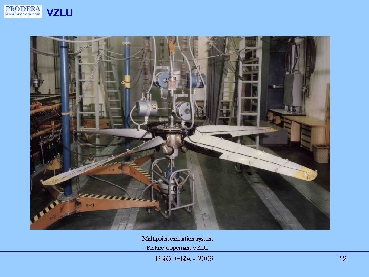 VZLU Multipoint excitation system Picture Copyright VZLU PRODERA - 2006 12 
