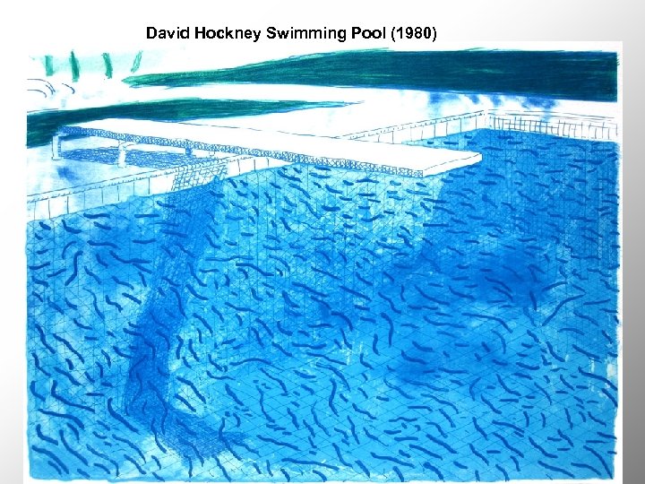 David Hockney Swimming Pool (1980) 