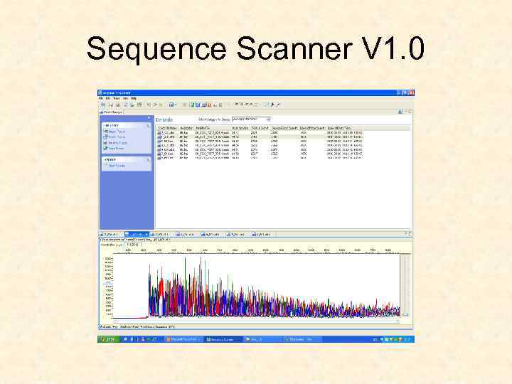 Sequence Scanner V 1. 0 
