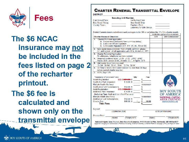 Fees The $6 NCAC insurance may not be included in the fees listed on