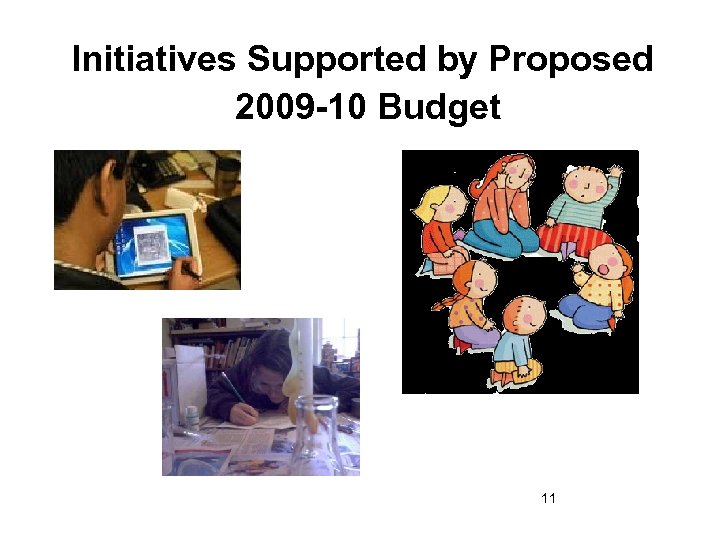 Initiatives Supported by Proposed 2009 -10 Budget 11 