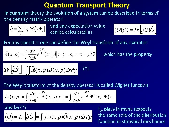 Transport Theory For The Quark Gluon Plasma V Greco