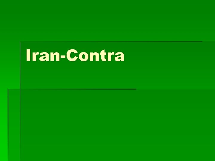 Iran-Contra 