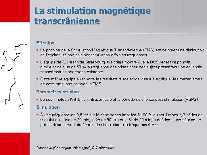 La stimulation magnétique transcrânienne Principe § Le principe de la Stimulation Magnétique Transcrânienne (TMS)
