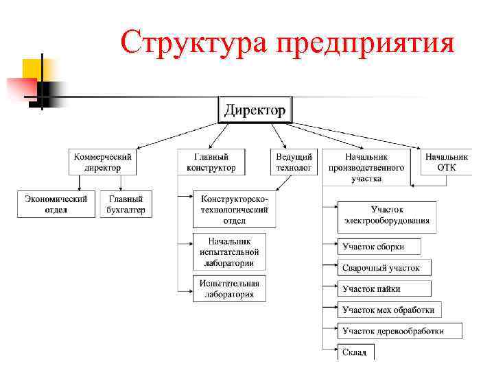 Структура предприятия 