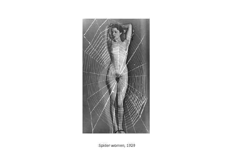 Spider women, 1929 