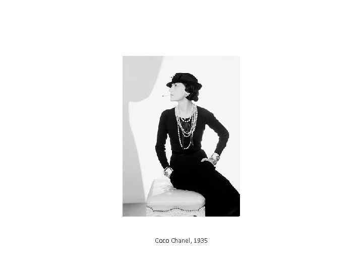 Coco Chanel, 1935 