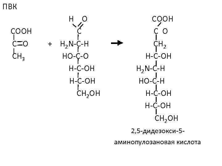 ПВК СООН С О СН 3 H O C + H 2 N-C-H HO-C-O