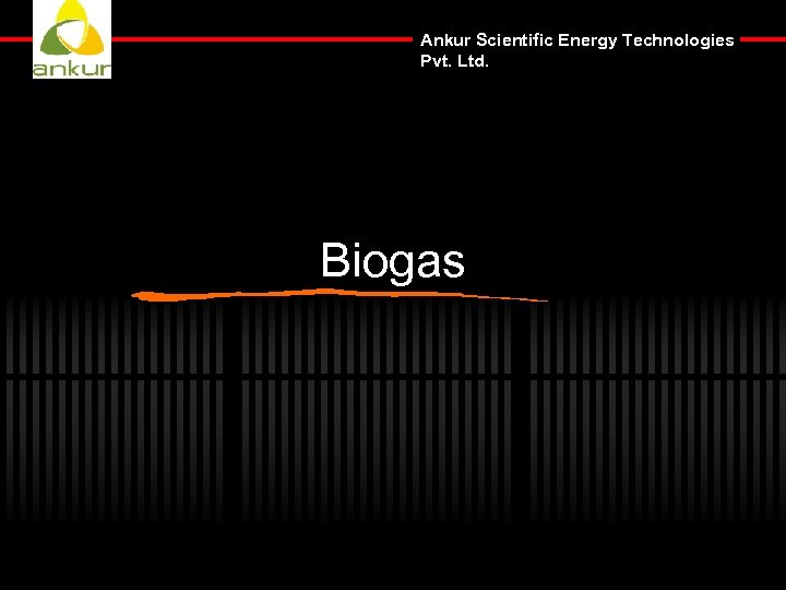 Ankur Scientific Energy Technologies Pvt. Ltd. Biogas 