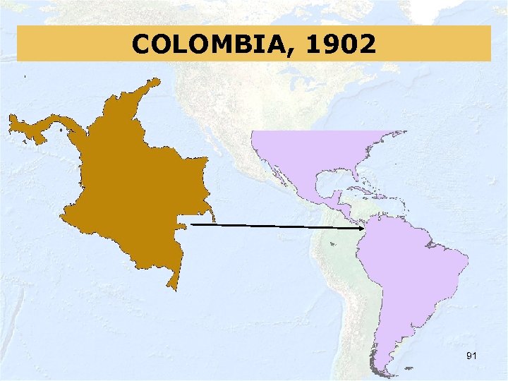 COLOMBIA, 1902 91 