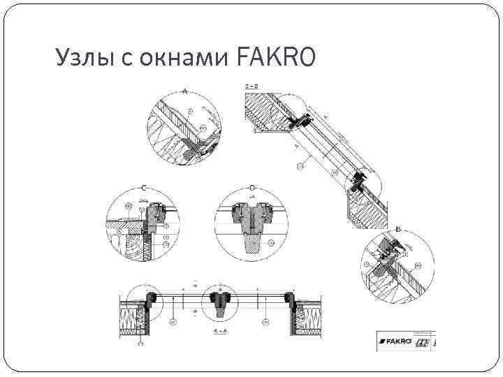 Узлы с окнами FAKRO 