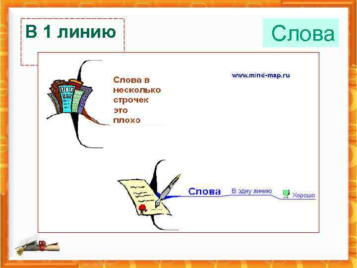 В 1 линию Слова 