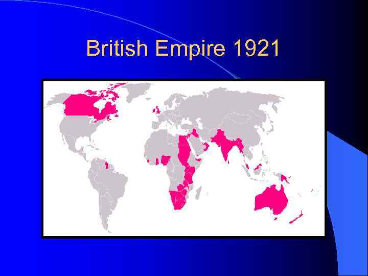 British Empire 1921 