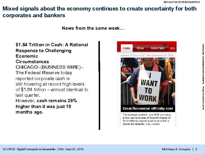 GCI-AAA 123 -20100303 -MHR 2010 Mixed signals about the economy continues to create uncertainty