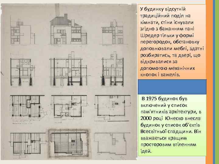 У будинку відсутній традиційний поділ на кімнати, стіни існували згідно з бажанням пані Шредер