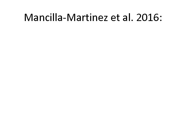 Mancilla-Martinez et al. 2016: 