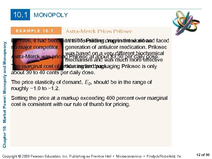 Chapter 10: Market Power: Monopoly and Monopsony 10. 1 MONOPOLY By 1996, it had