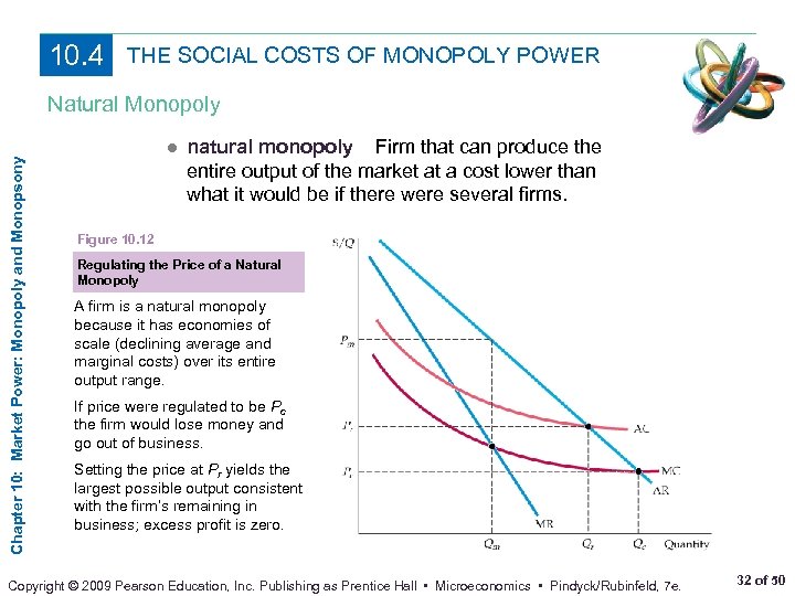 10. 4 THE SOCIAL COSTS OF MONOPOLY POWER Chapter 10: Market Power: Monopoly and