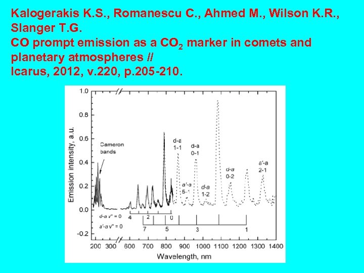 Kalogerakis K. S. , Romanescu C. , Ahmed M. , Wilson K. R. ,