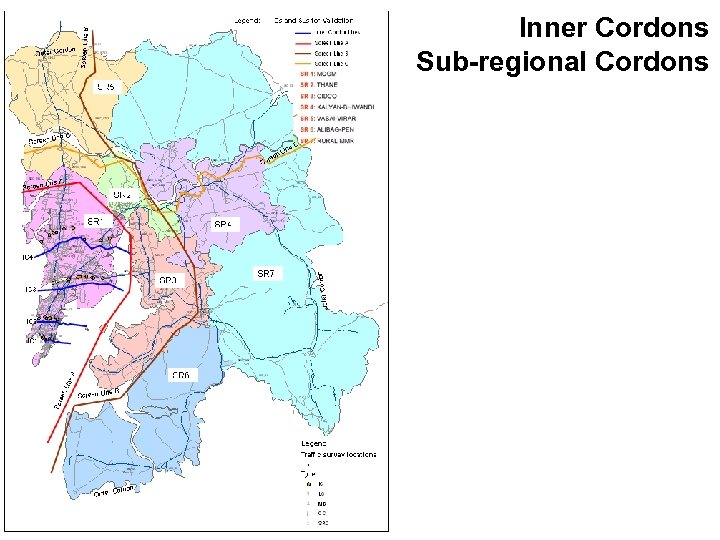 Inner Cordons Sub-regional Cordons 