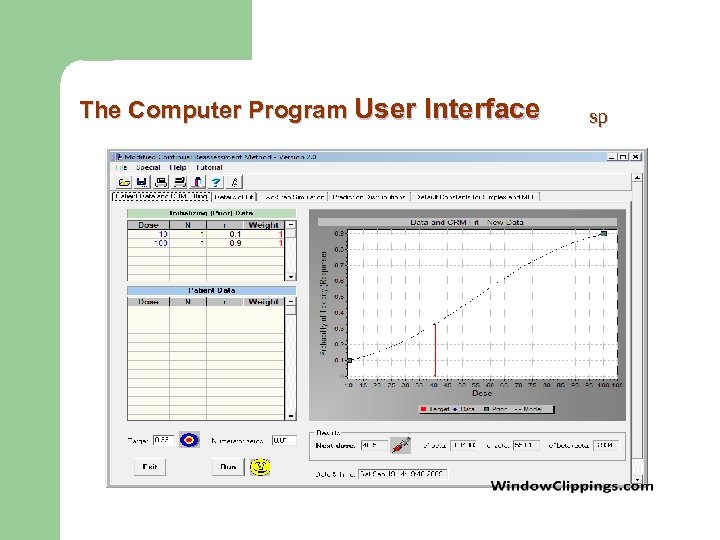 The Computer Program User Interface sp 