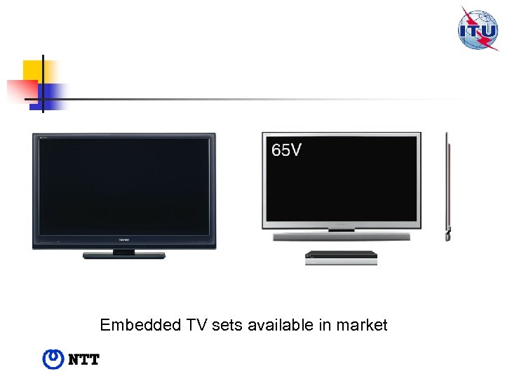 Embedded TV sets available in market 