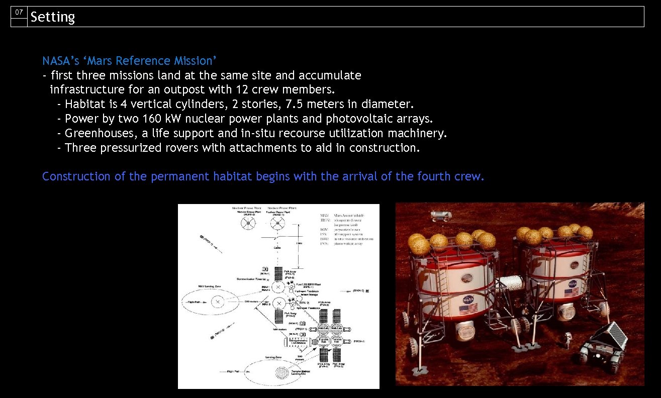 07 Setting NASA’s ‘Mars Reference Mission’ - first three missions land at the same