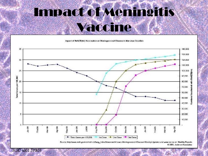 Impact of Meningitis Vaccine Chapter 28 HSC 4302 SPR 08 
