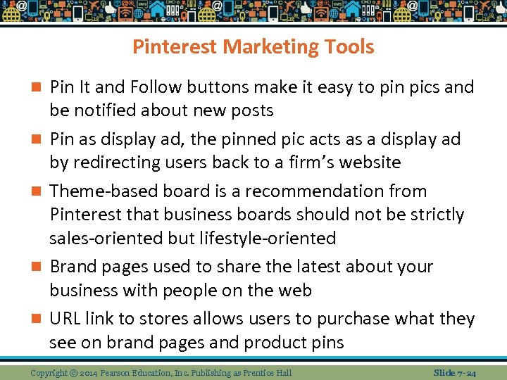 Pinterest Marketing Tools n n n Pin It and Follow buttons make it easy