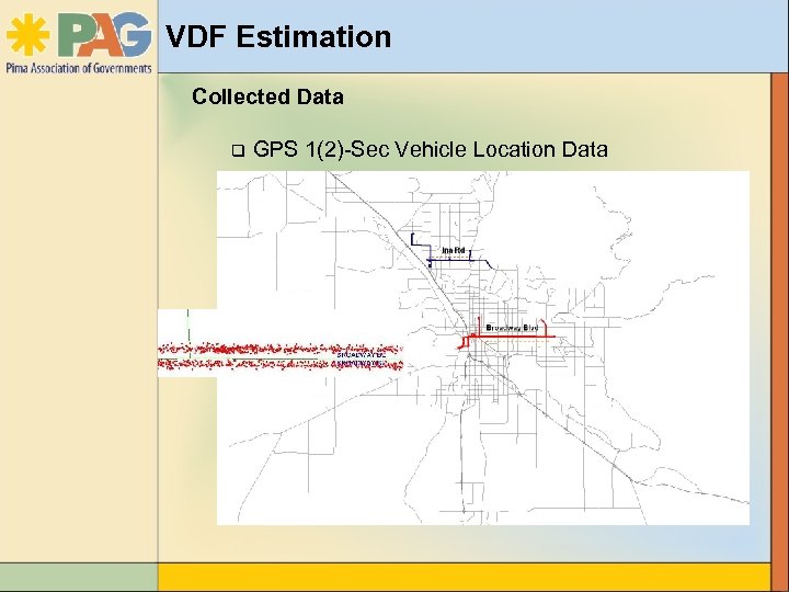VDF Estimation Collected Data q GPS 1(2)-Sec Vehicle Location Data 