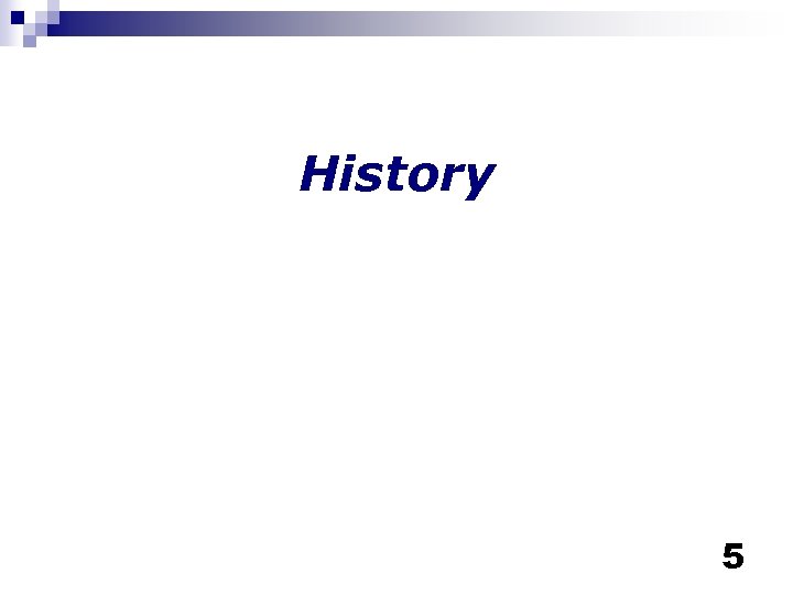 History 5 