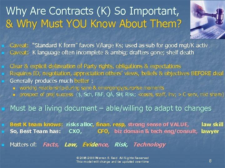 Why Are Contracts (K) So Important, & Why Must YOU Know About Them? n