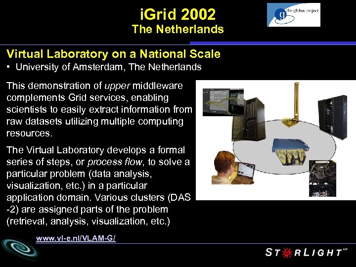 i. Grid 2002 The Netherlands Virtual Laboratory on a National Scale • University of