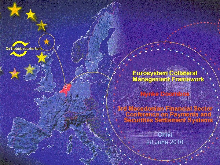 De Nederlandsche Bank Eurosystem Collateral Management Framework Nynke Doornbos 3 rd Macedonian Financial Sector