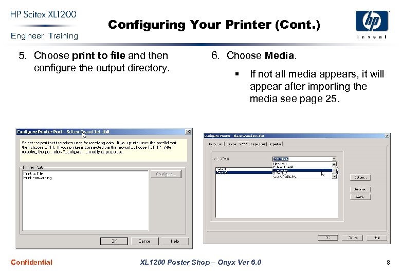 Engineer Training Configuring Your Printer (Cont. ) 5. Choose print to file and then