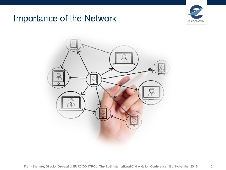 Importance of the Network Frank Brenner, Director General of EUROCONTROL, The Sixth International Civil