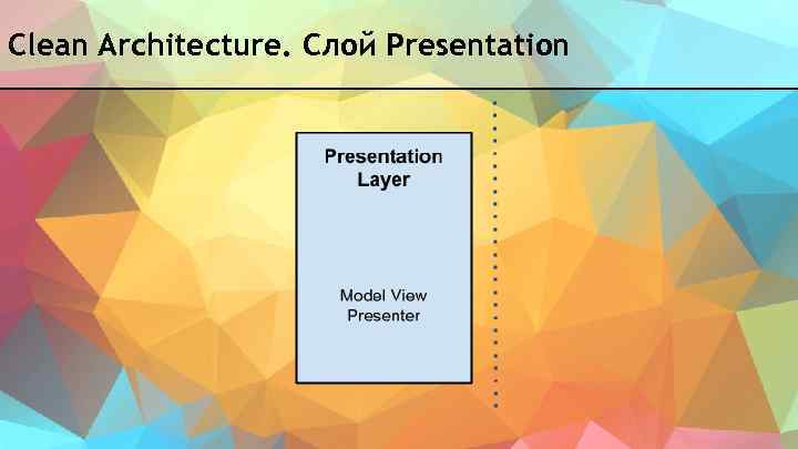Clean Architecture. Слой Presentation 