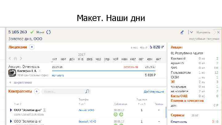 Макет. Наши дни 14 