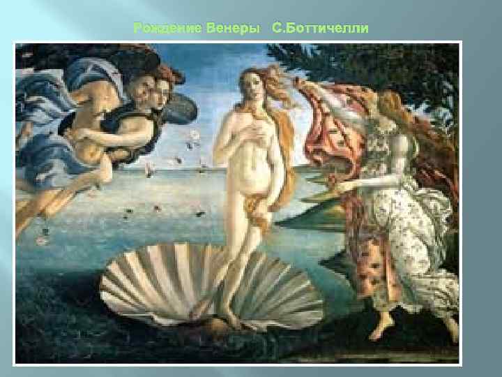Рождение Венеры С. Боттичелли 