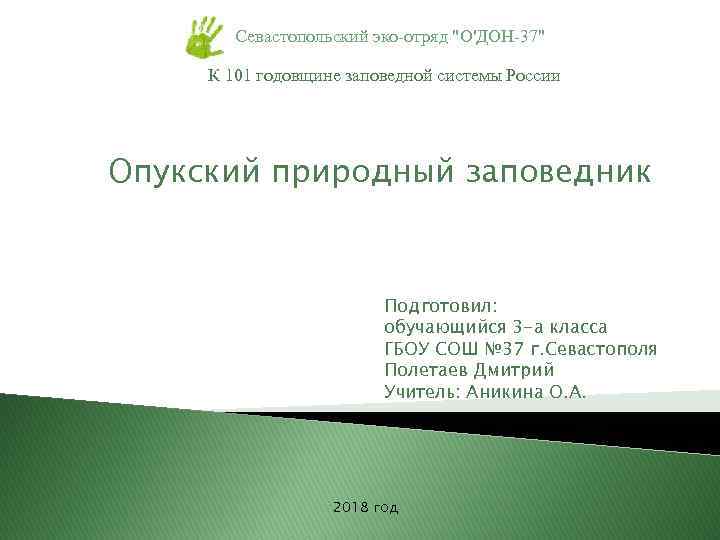 Севастопольский эко-отряд 