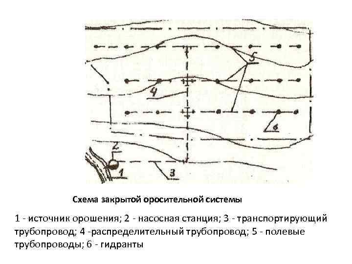 Оросительная сеть основные элементы и схемы