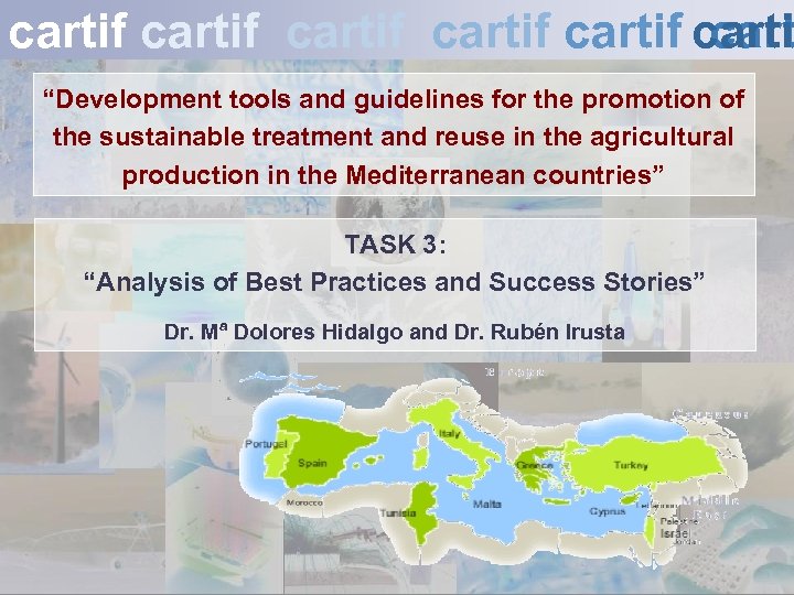 cartif cartif carti cart “Development tools and guidelines for the promotion of the sustainable