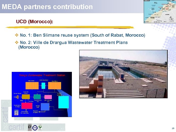 MEDA partners contribution carti UCD (Morocco): v No. 1: Ben Slimane reuse system (South