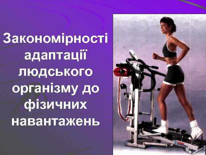 Закономірності адаптації людського організму до фізичних навантажень 