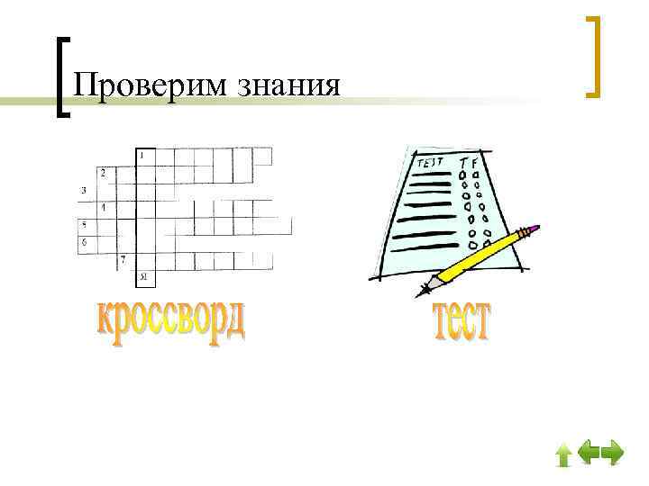 Проверим знания 