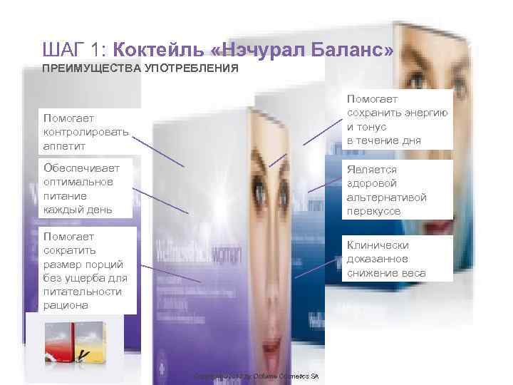 Обеспечивает оптимальное питание каждый день Является здоровой альтернативой перекусов Клинически доказанное снижение веса ШАГ